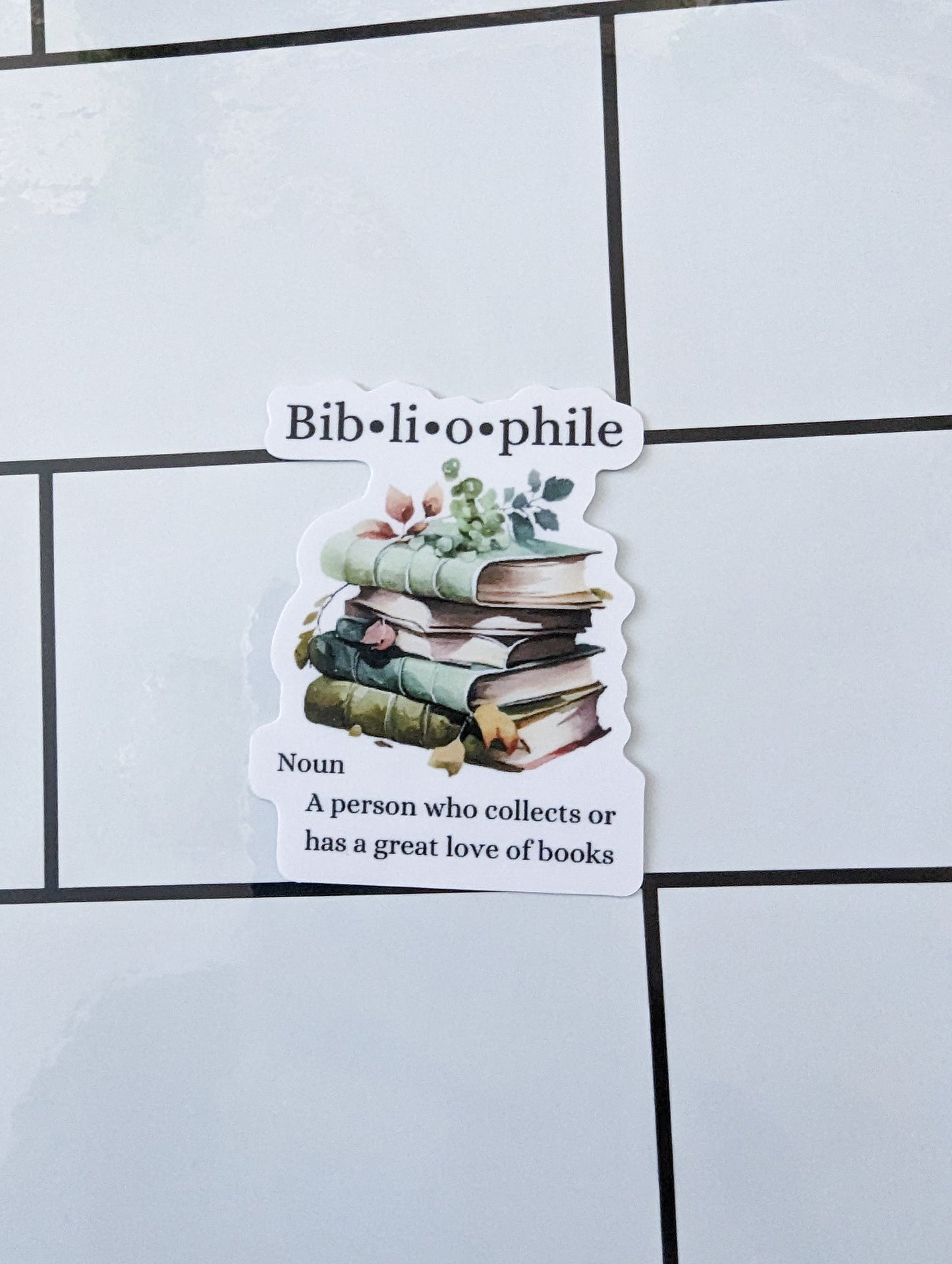 Bibliophile Sticker