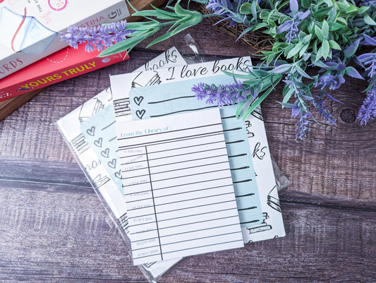 I Love Books - Large To Do List Notepad