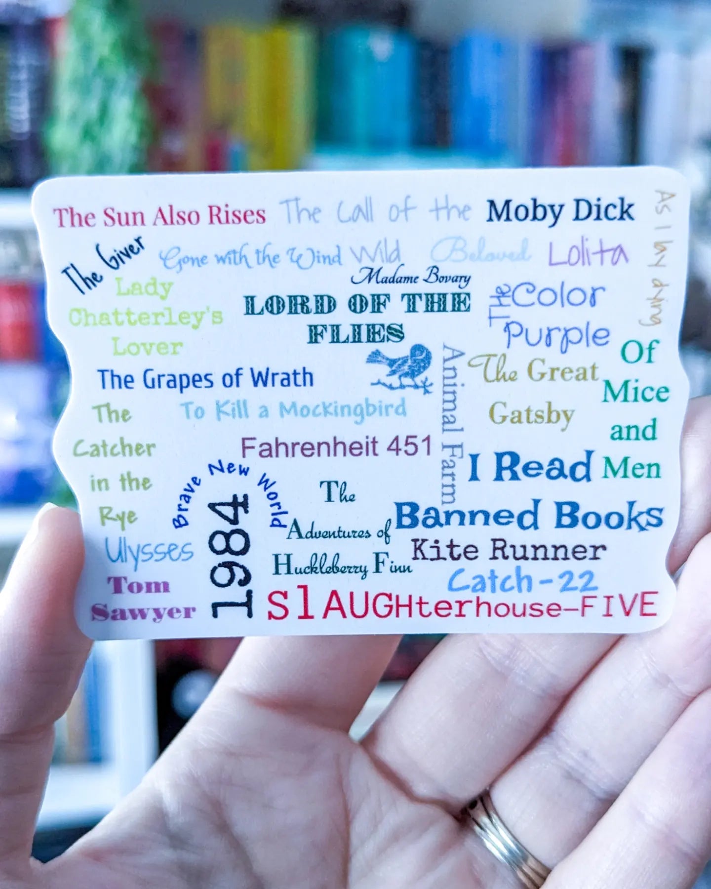 I Read Banned Books Stickers