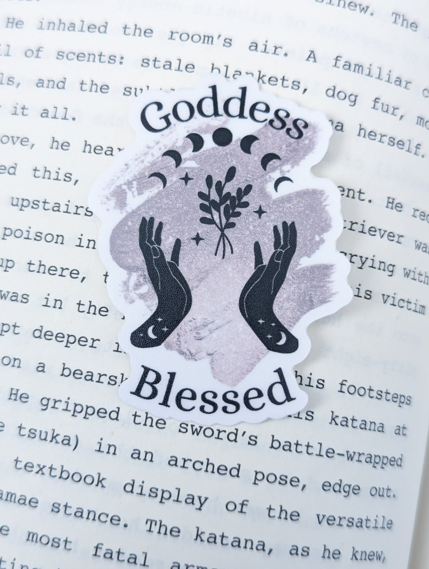 Goddess Blessed Sticker
