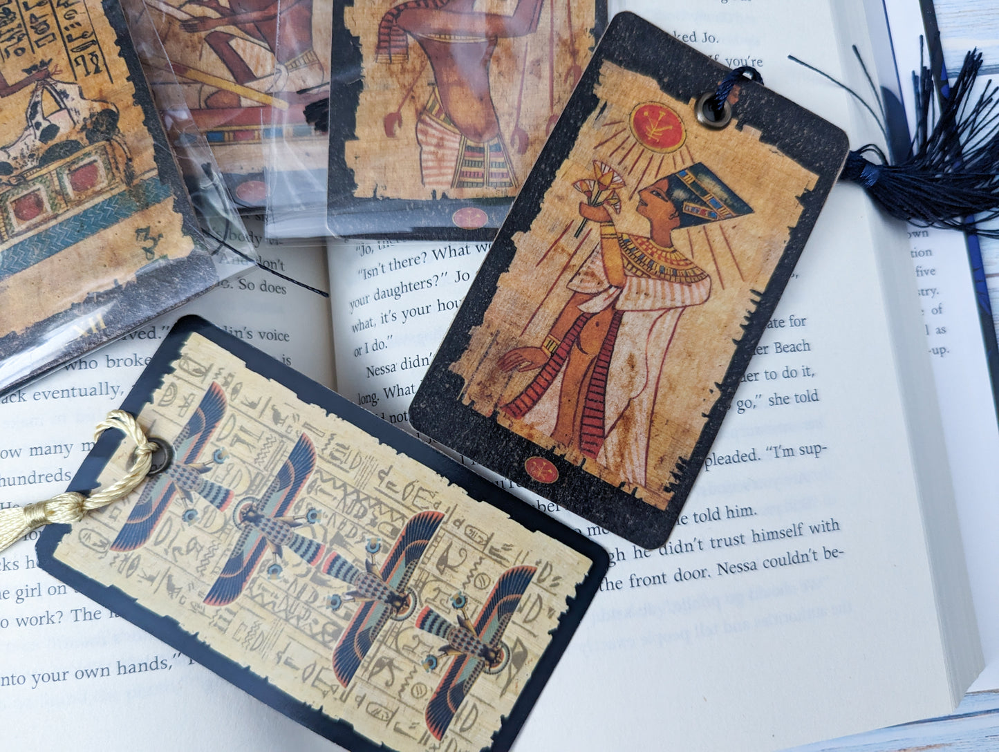 Egyptian Playing Card Bookmarks