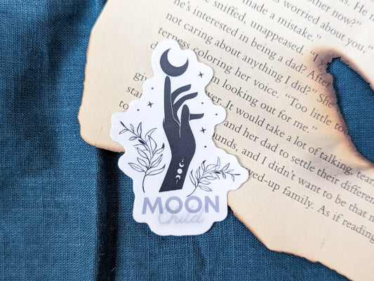 Moon Child Hand Sticker
