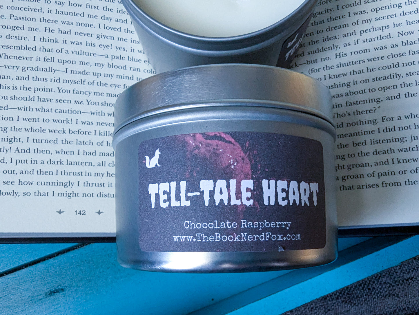 The Tell-Tale Heart Candle - Chocolate Raspberry