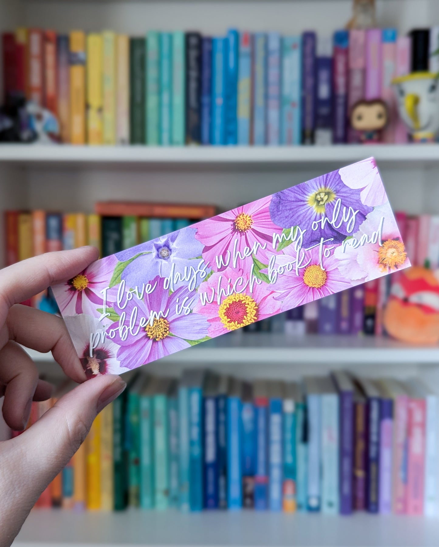 Which Book to Read Floral Bookmark