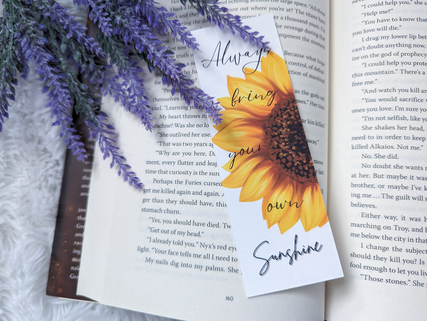 Always Bring Your Own Sunshine Bookmark