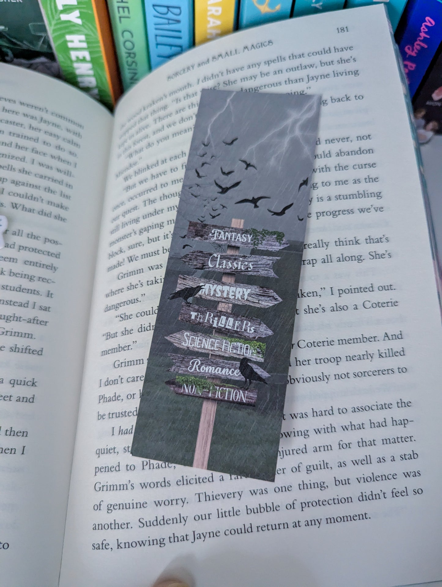 Genre Sign Post Bookmark