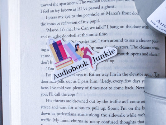 Audiobook Junkie Sticker