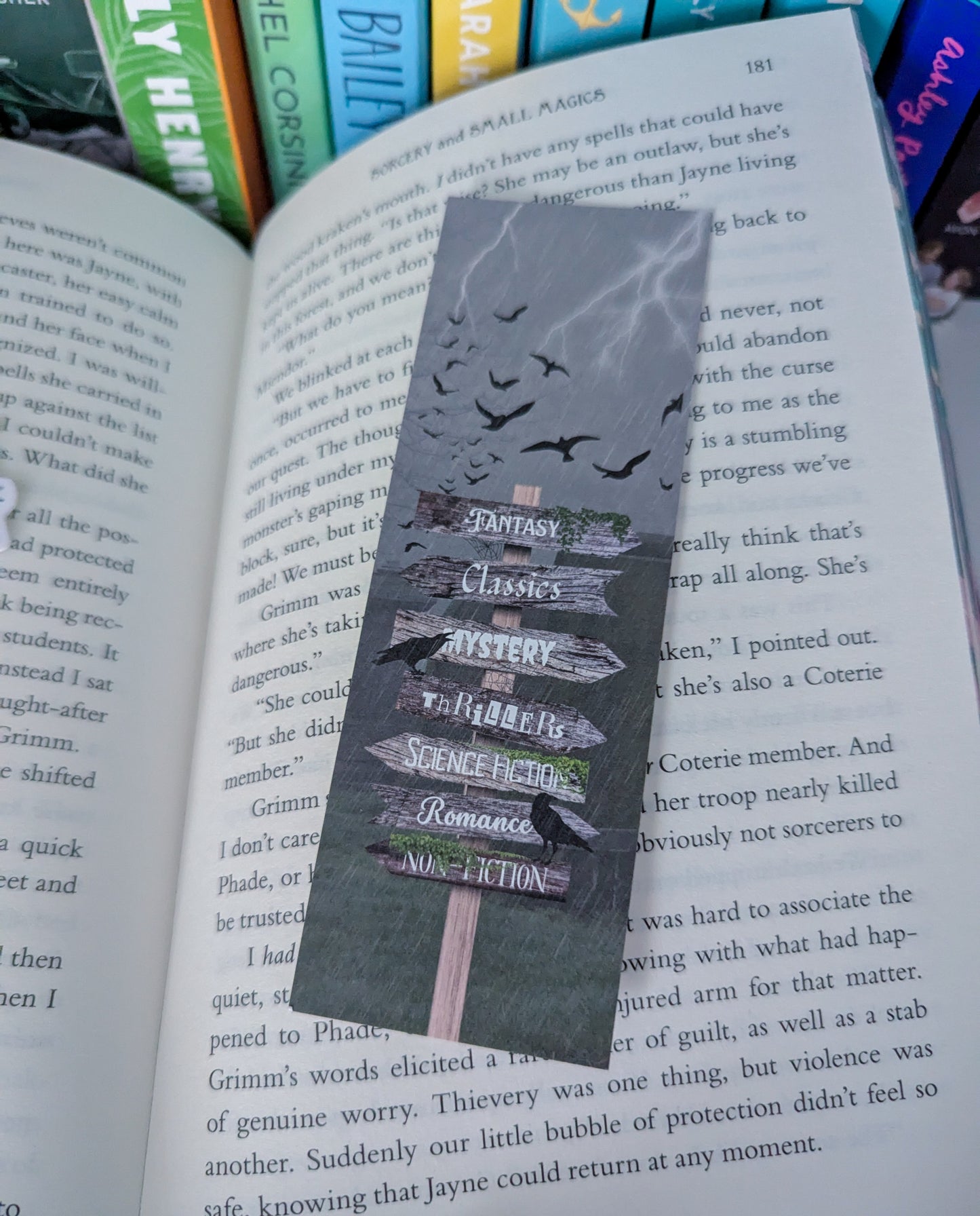 Genre Sign Post Bookmark