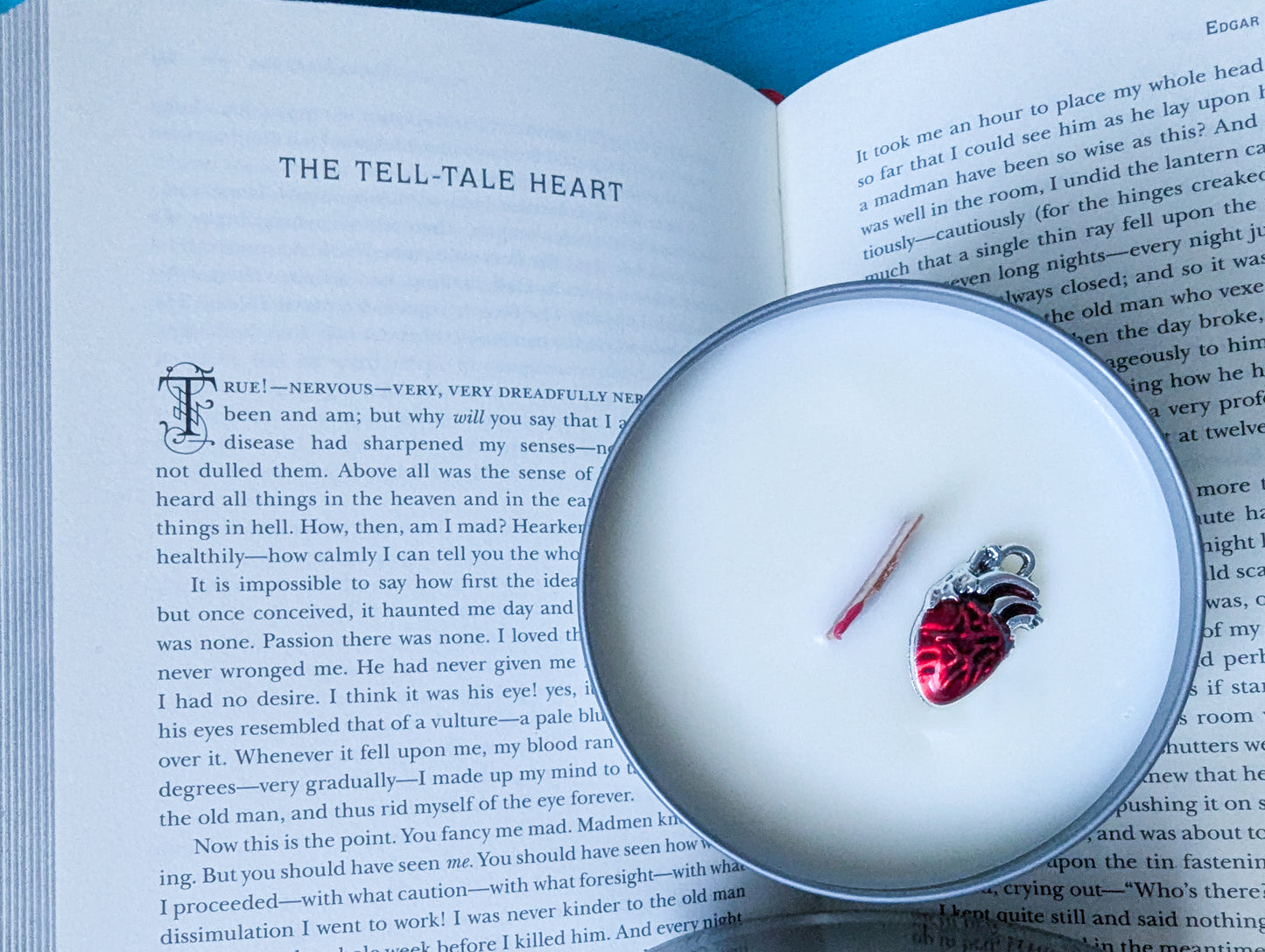 The Tell-Tale Heart Candle - Chocolate Raspberry