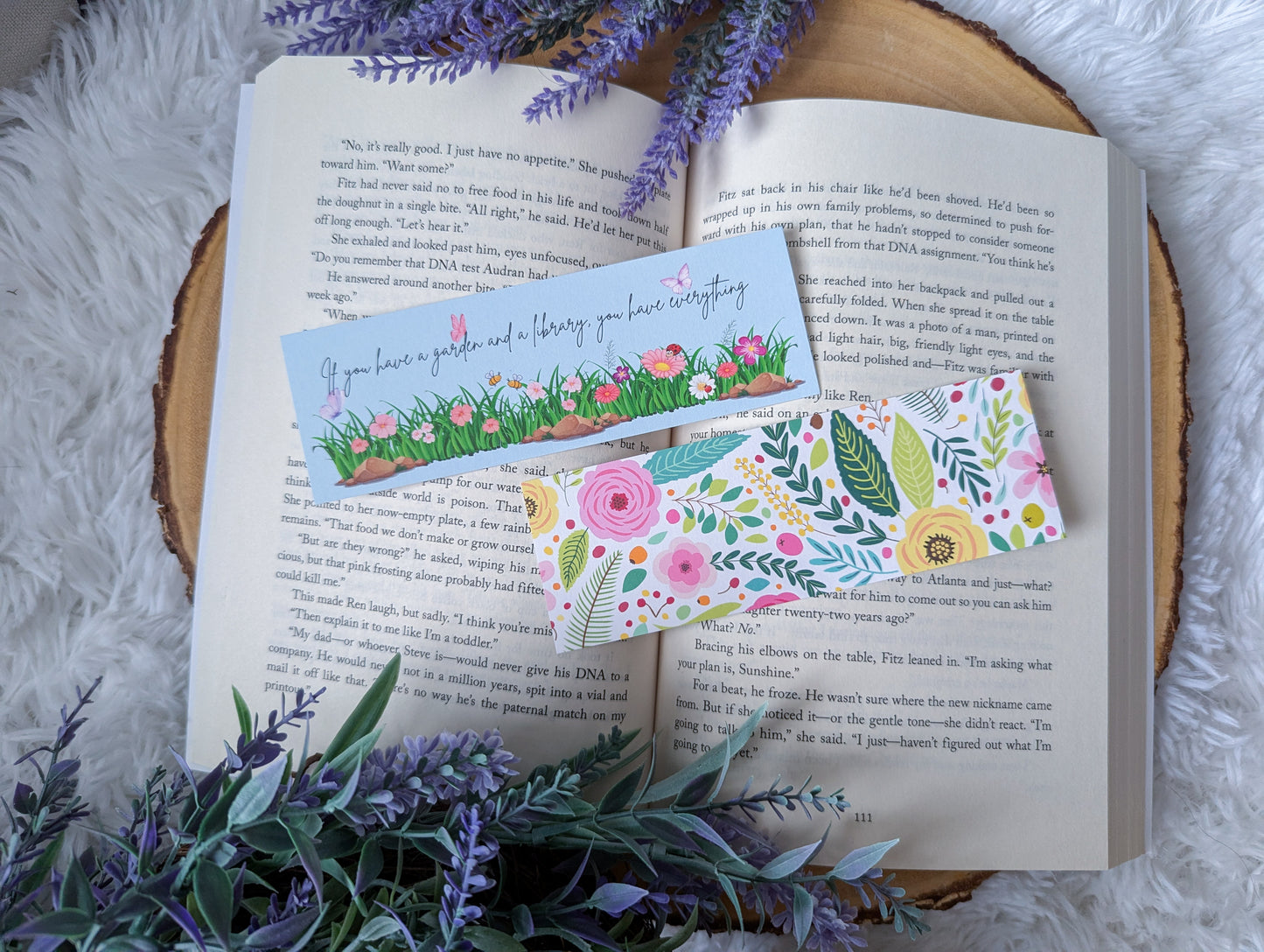 Spring Floral Bookmark