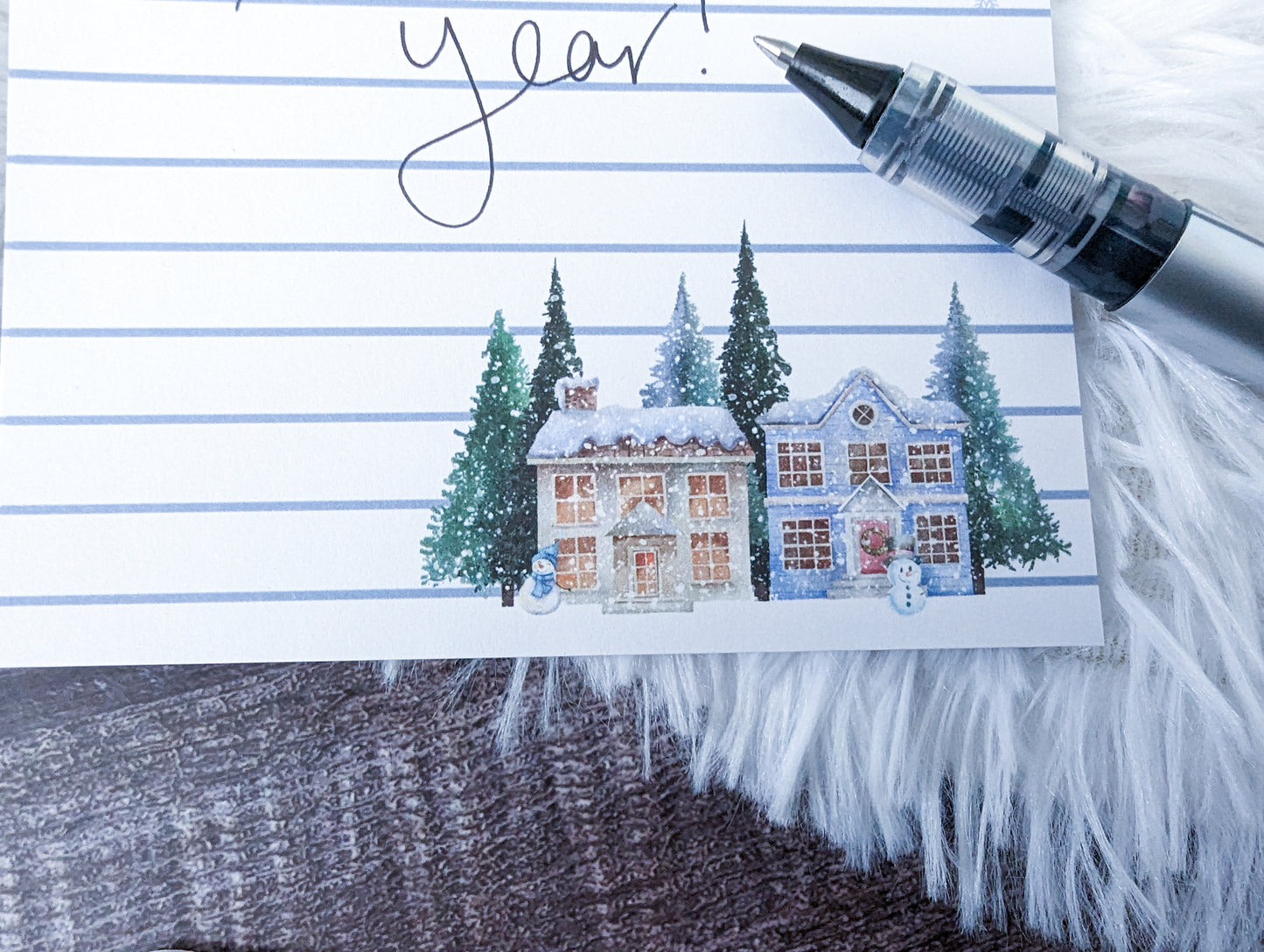 Winter Notepad