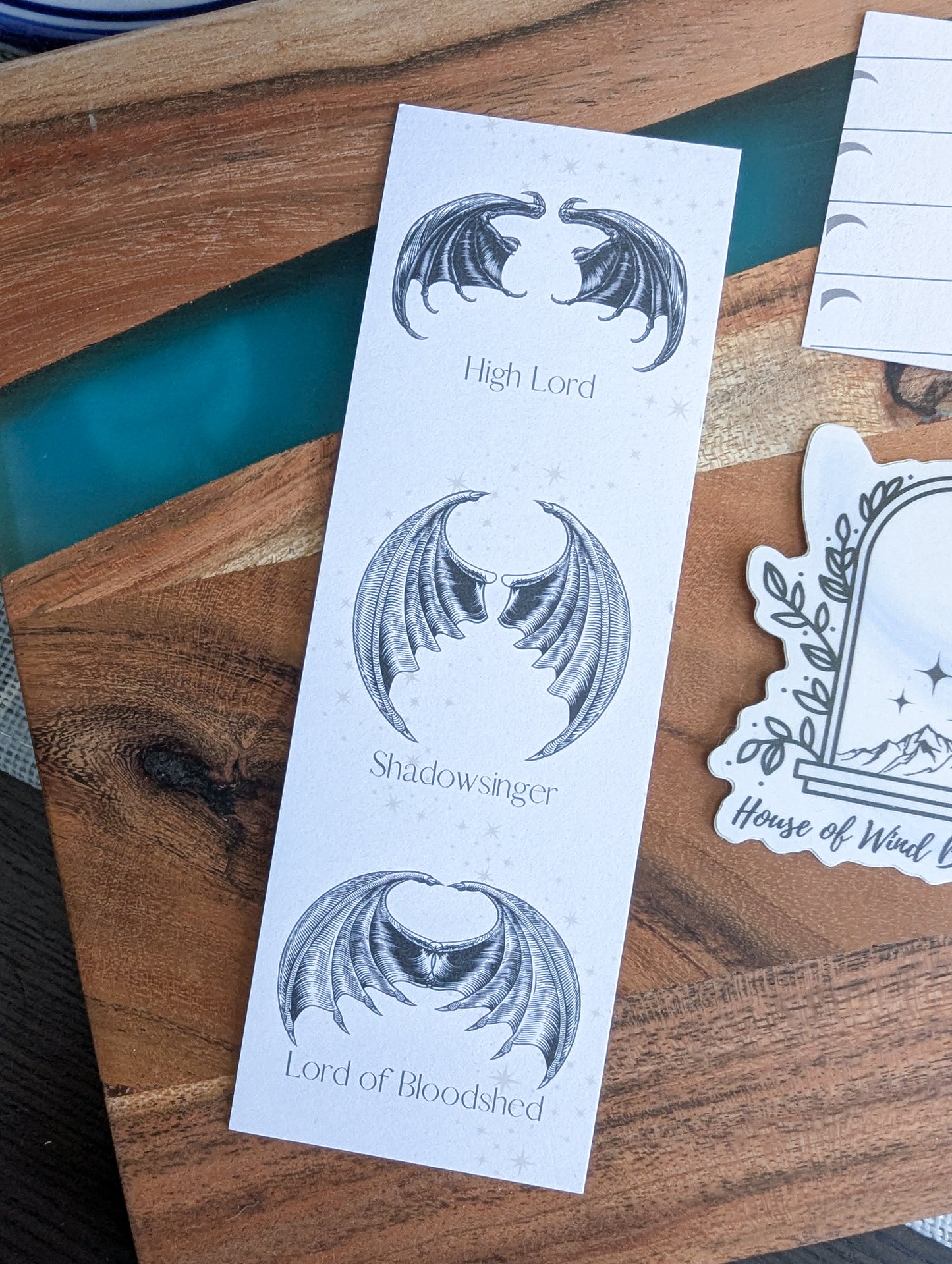 ACOTAR Themed Bookmarks