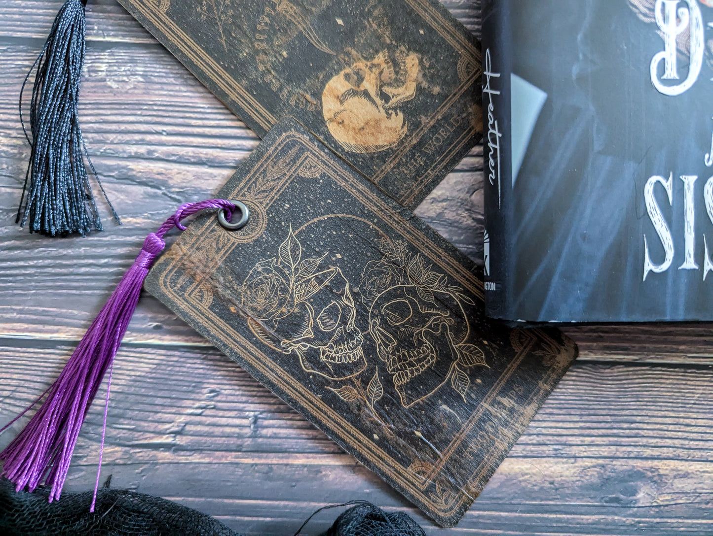 Skeleton Tarot Card Bookmarks