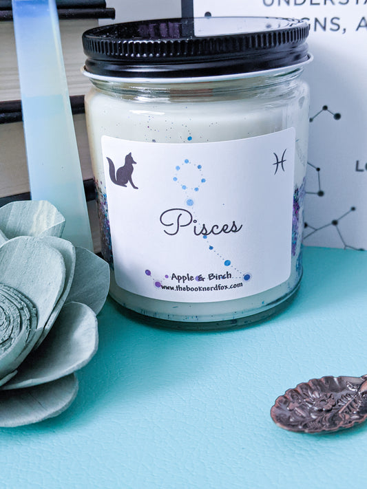 Pisces Candle - Apple & Birch