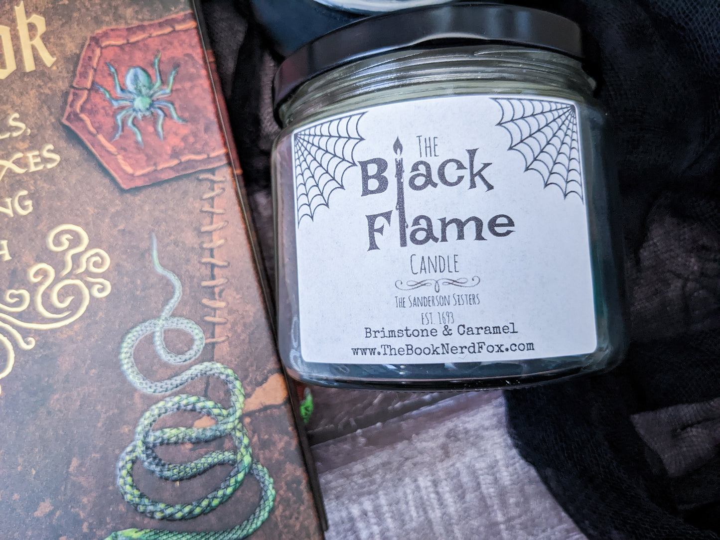 The Black Flame Candle - Brimstone & Caramel