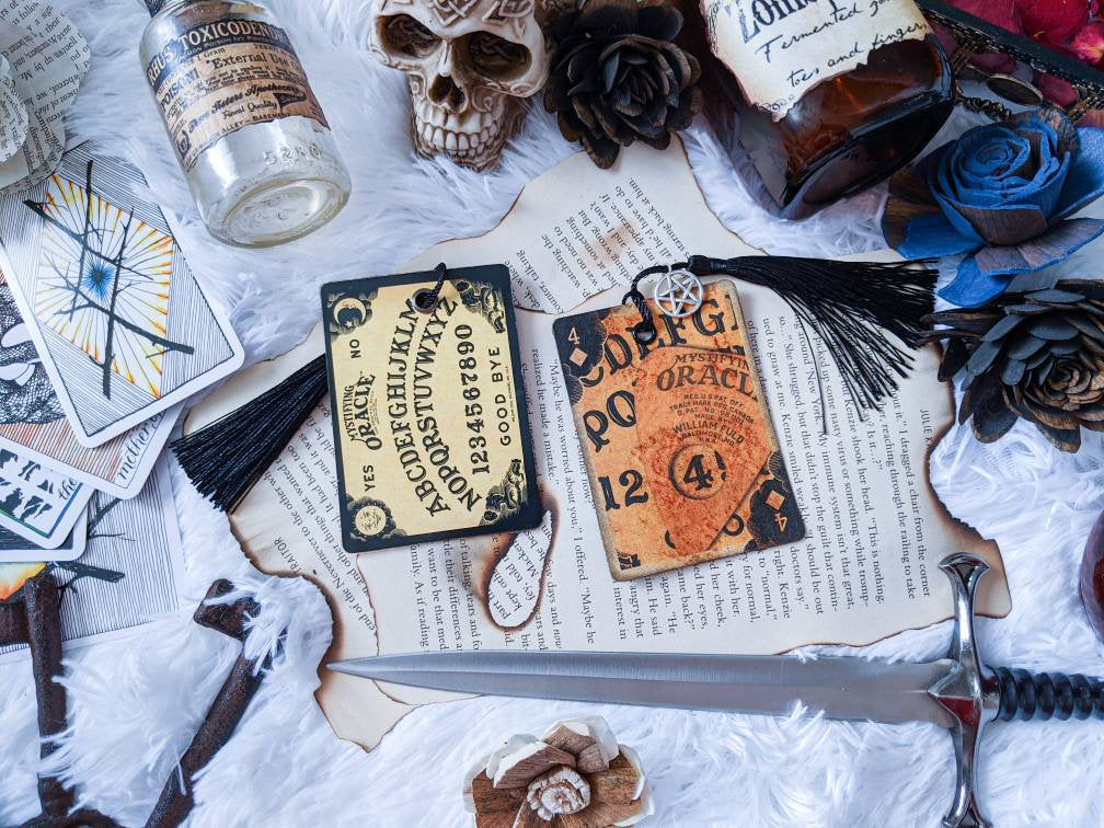 Ouija Board Playing Card Bookmark